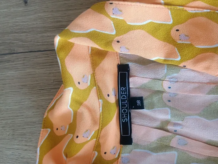 Chemisette Shoulder T38 imprimé oiseaux - photo numéro 4