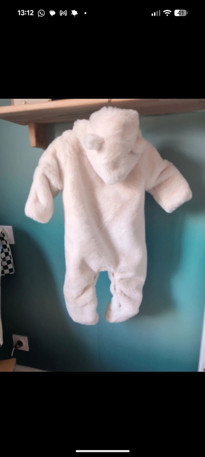 Combinaison moumoute 6-9 mois Zara - photo numéro 4