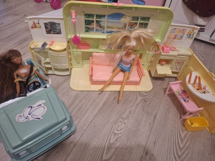 Maison depliante radio barbie vintage 1999 - photo numéro 2