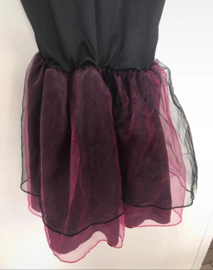 Robe déguisement Halloween T 7-8 ans rose et noire - photo numéro 7