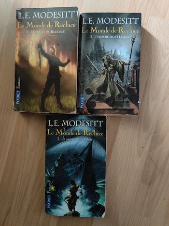 Lot 3 tomes Le monde de Recluse L.E Modesitt