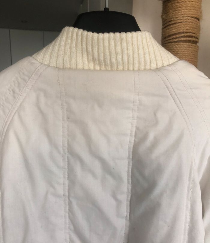Veste réversible laine avec motifs rennes vintage taille 46 bon état. - photo numéro 7