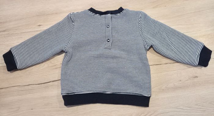 Pull marinière épais très chaud, Kiabi, 18 mois - photo numéro 2