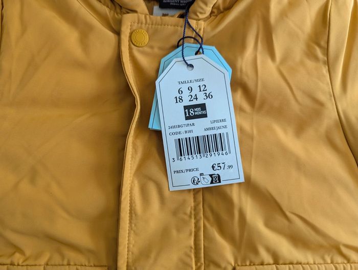 Manteau sergent major - Taille 18 mois - Neuf avec étiquette - Valeur 57.99€ - photo numéro 3