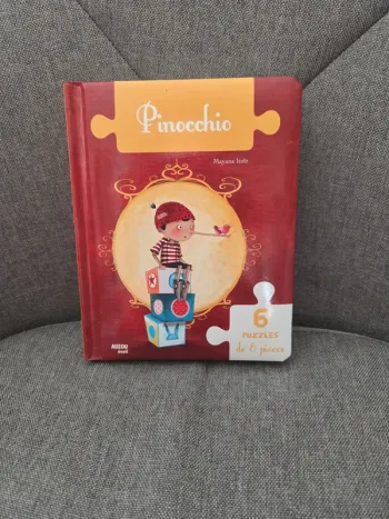 Livre histoire puzzle Pinocchio