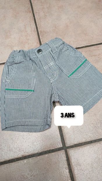 Short rayé DPAM