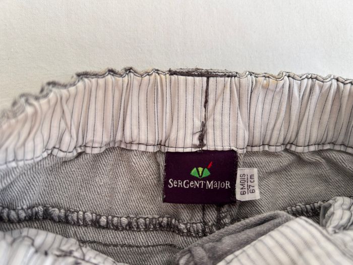 Ensemble t-shirt manches langues et pantalon 6 mois - Sergent Major - photo numéro 9
