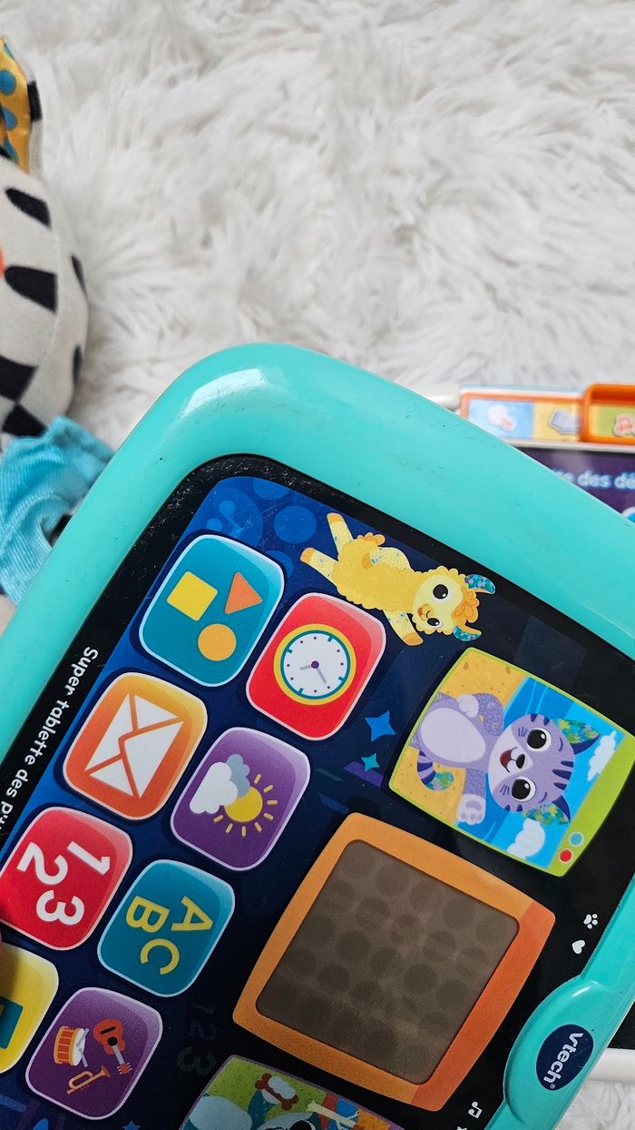 Lot 2 jouets vtech super tablette des loulous - photo numéro 4