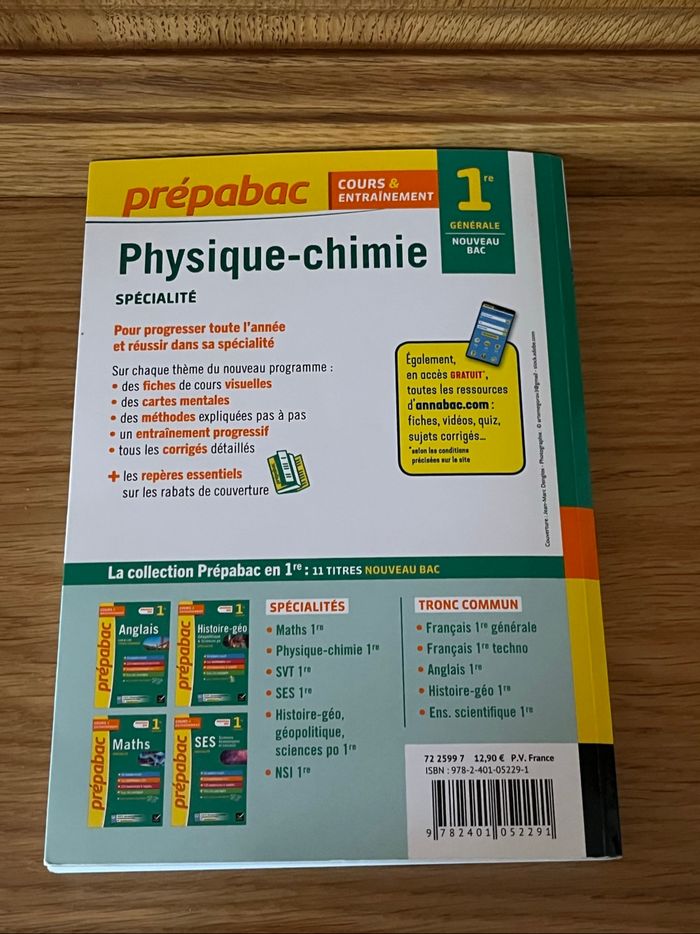 Lots de 3 prépa bac Maths/physique/francais - photo numéro 5