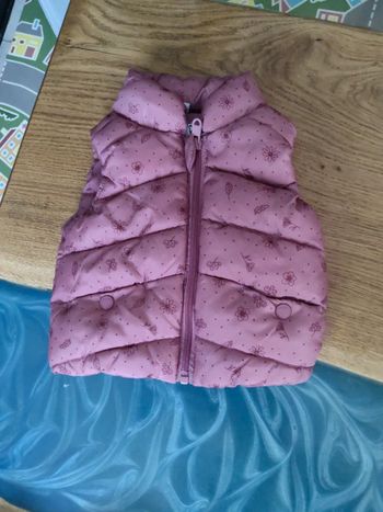 Doudoune sans manche 9 mois