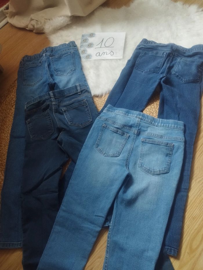 Lot jeans fille 10ans - photo numéro 7