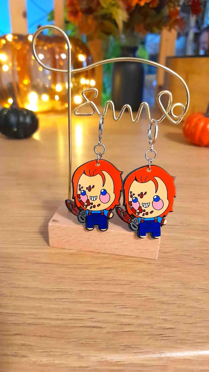 Boucles d'oreilles Chucky
