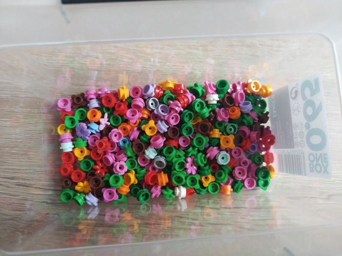 Lego lot 218 déco fleurs divers - photo numéro 2