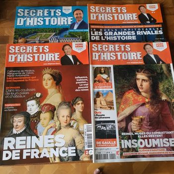 4 revues Secret d'Histoires