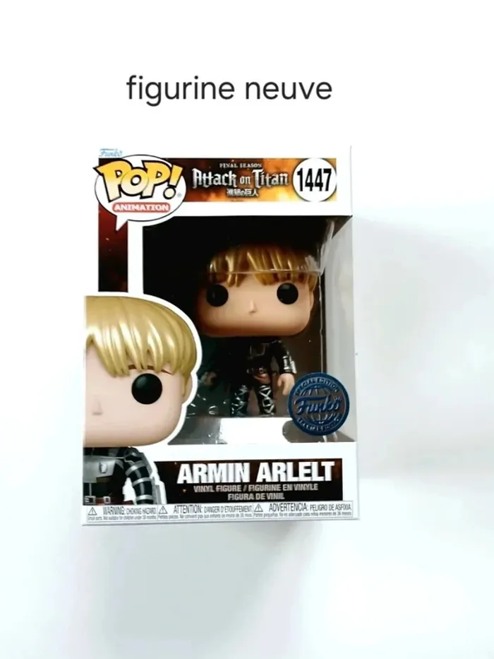 Figurine Funko Pop Animation Attack on Titan Armin Arlert 1447