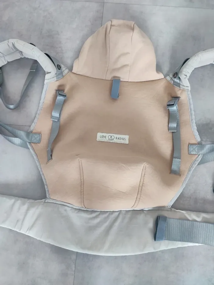 Porte bébé Hoodie Carrier Sablé - Love Radius - photo numéro 2