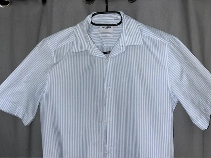 Chemise manche courte à rayures homme - photo numéro 4