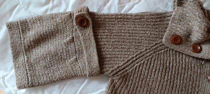 Gilet chaud marron - photo numéro 4