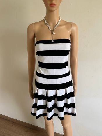 Robe bustier noire et blanche neuve Morgan taille S (valeur 65€)