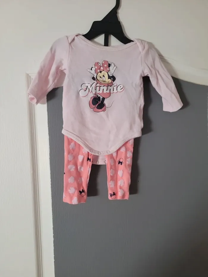 Ensemble body et leggings bébé fille