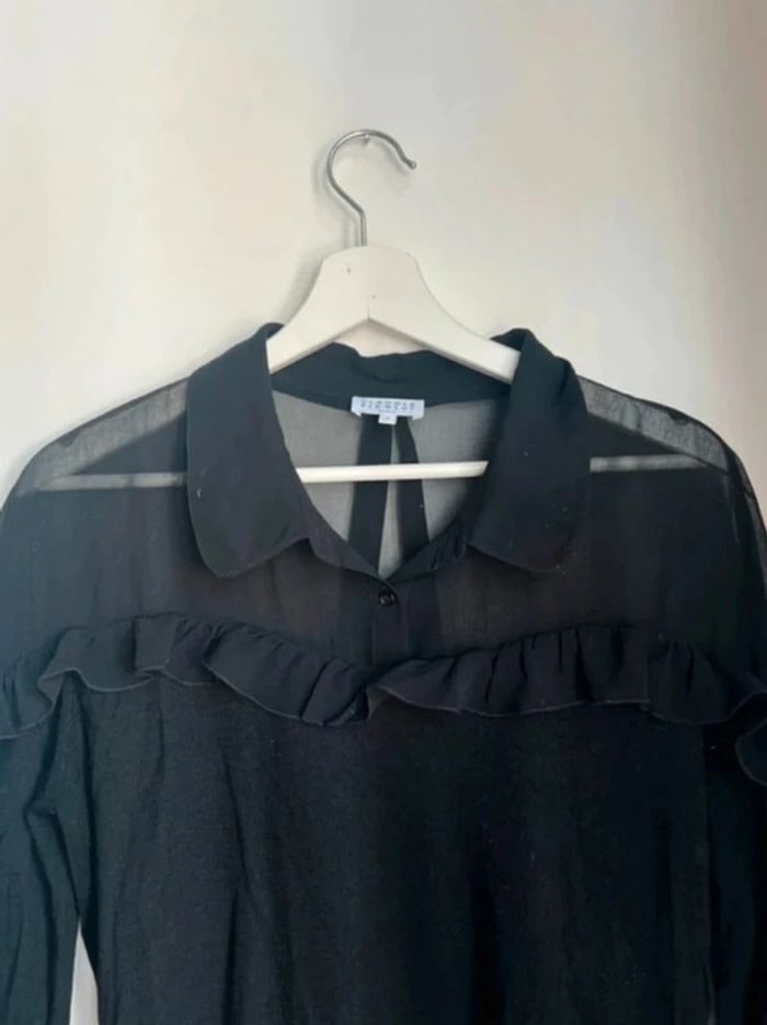 Blouse Claudie Pierlot noire - photo numéro 3
