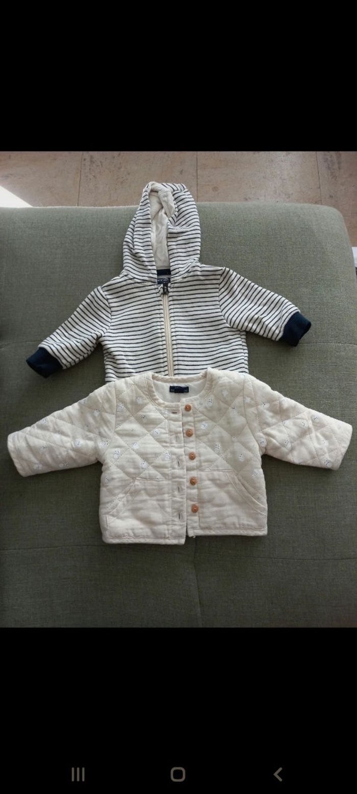 Vestes 1 mois