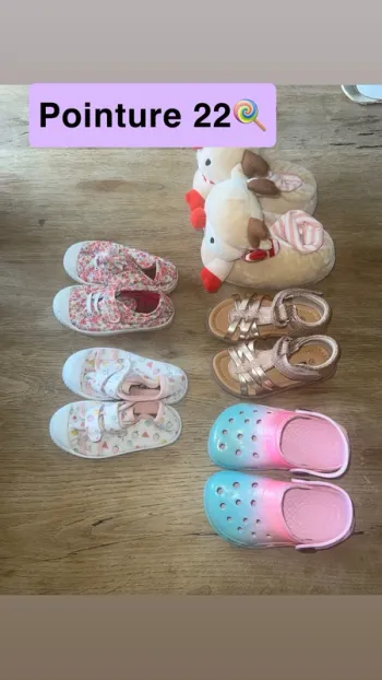 Lot chaussures 22 🍭