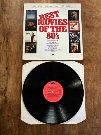Vinyle 33 tours-Best movies of the 80’s