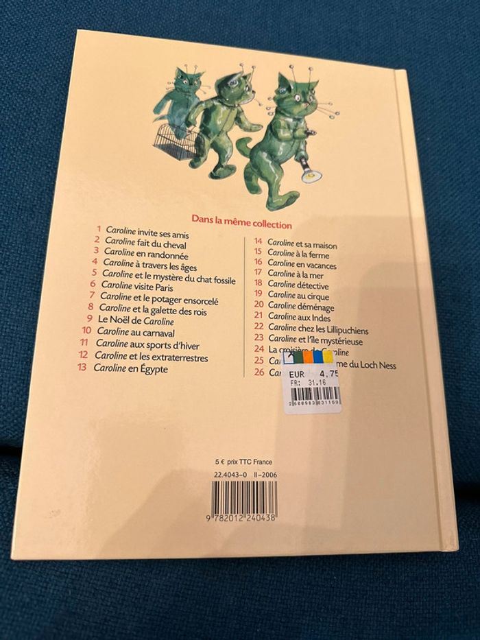 Album Caroline et les Extraterrestres Pierre Probst livre bd Hachette jeunesse rare - photo numéro 2