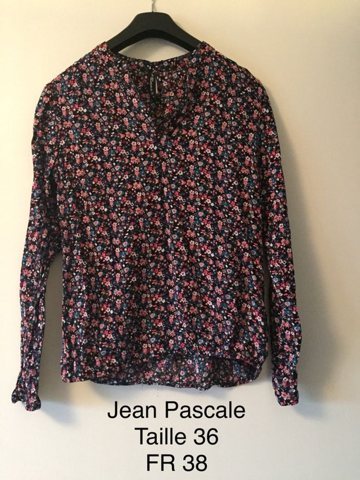 Chemise fleurie Jean Pascale Taille 38
