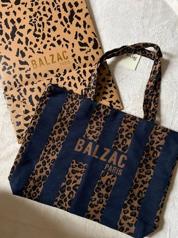 Cabas balzac Paris léopard 