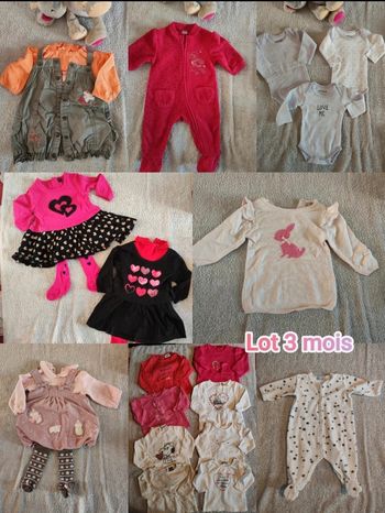 Lot 3 mois fille