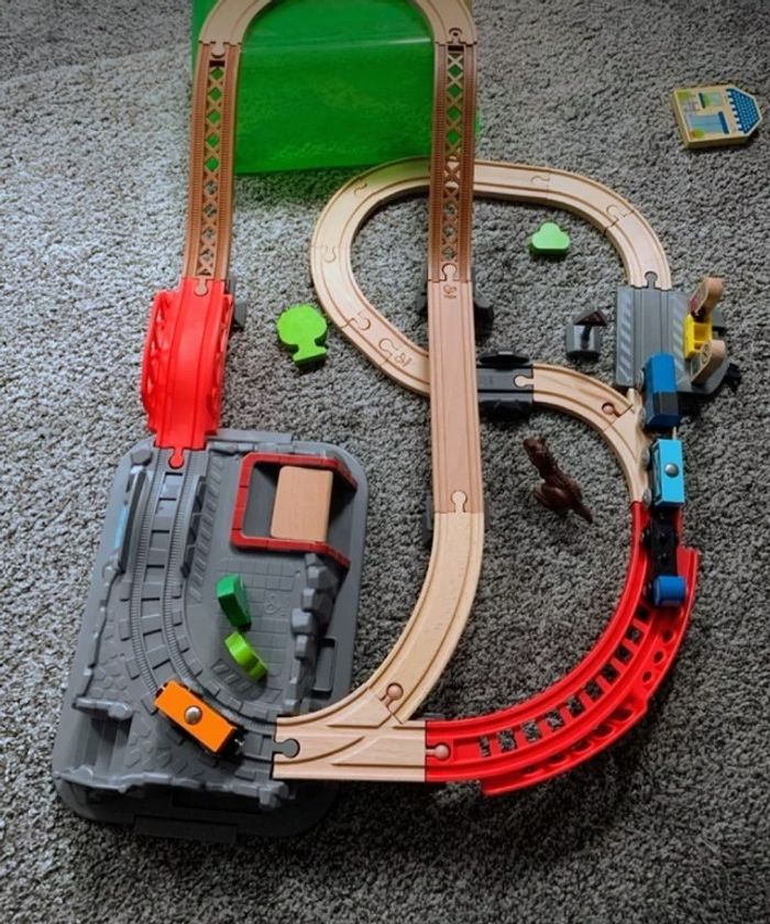 Circuit train (hope)en bois - photo numéro 3