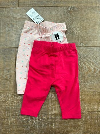 Lot de 2 legging bébé fille Kiabi
