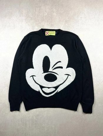 Pull MC2 Saint Barth Disney Mickey en cachemire - Wool Knit Cashmere Maglione noir - S #242