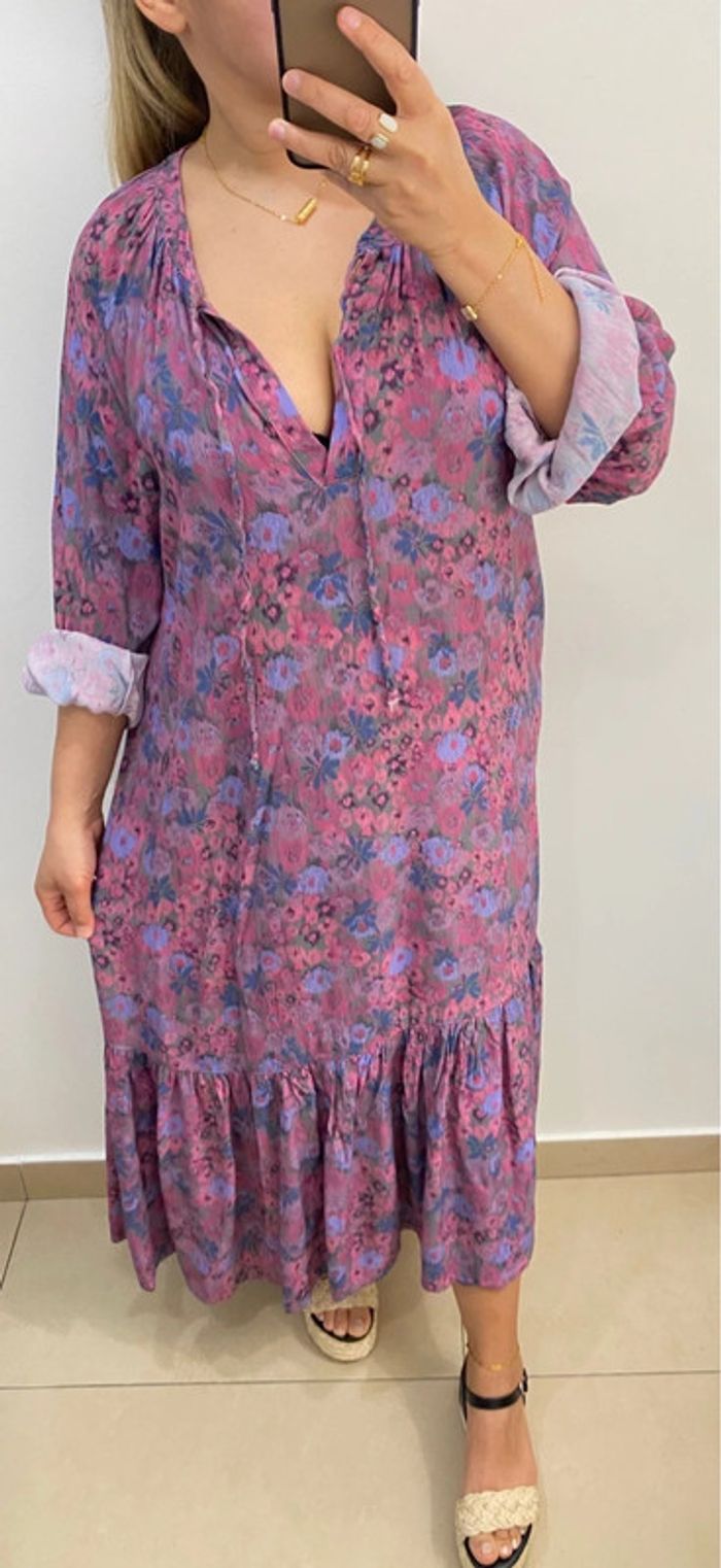 Robe Longue  Fleurie Taille M - photo numéro 3