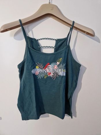 Débardeur de pyjama perroquet taille XS