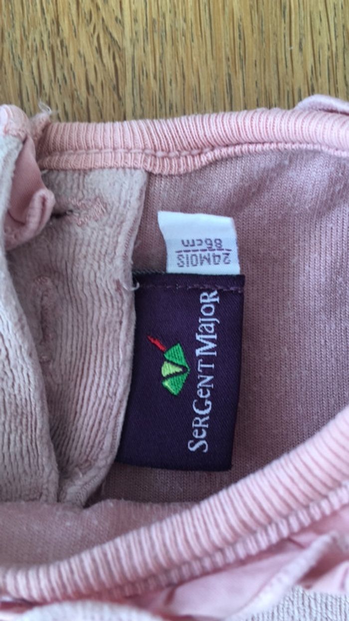 Pyjama velours vieux rose Sergent-major - photo numéro 4