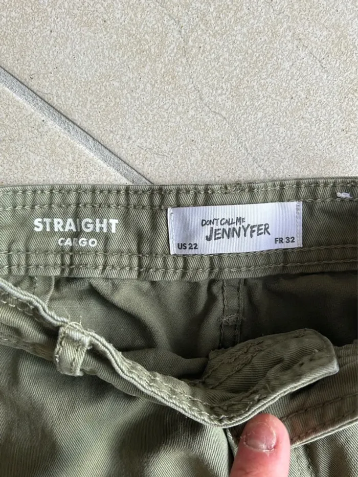 Pantalon cargo straight kaki Jennyfer - photo numéro 2
