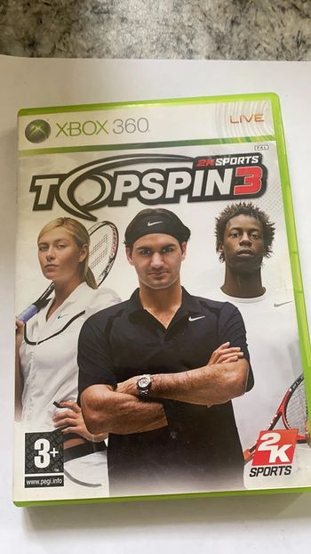 Top spin 3 xbox 360