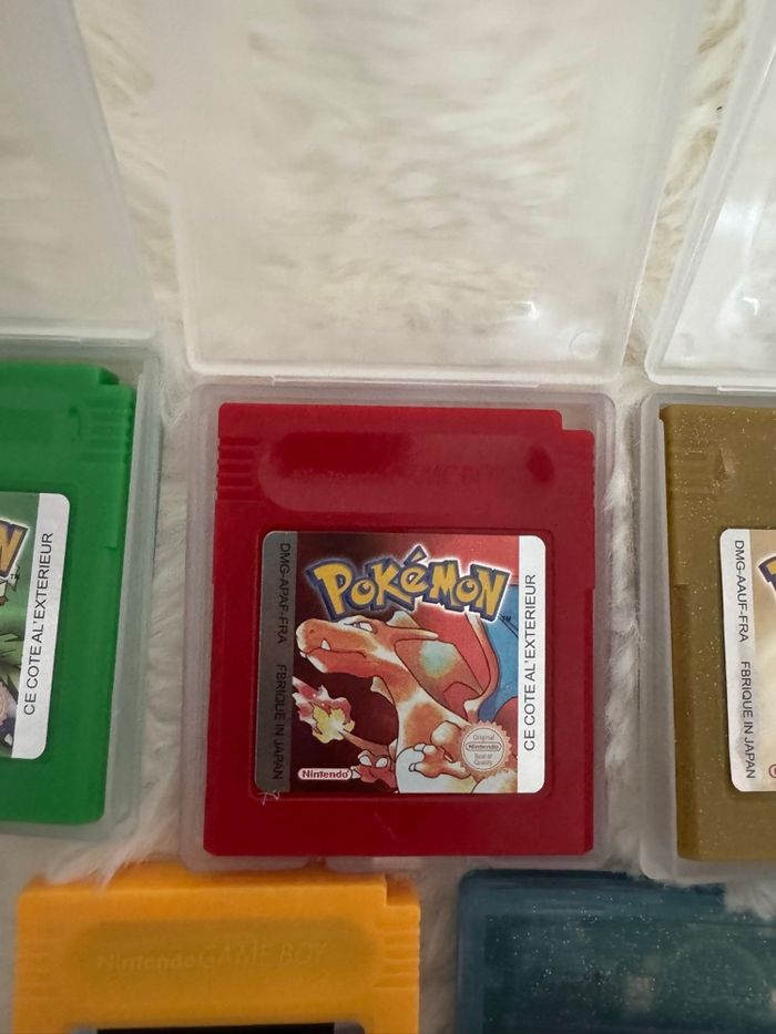 Lot complet 7 jeux Pokémon – Game Boy & Game Boy Color – Version FR - photo numéro 5