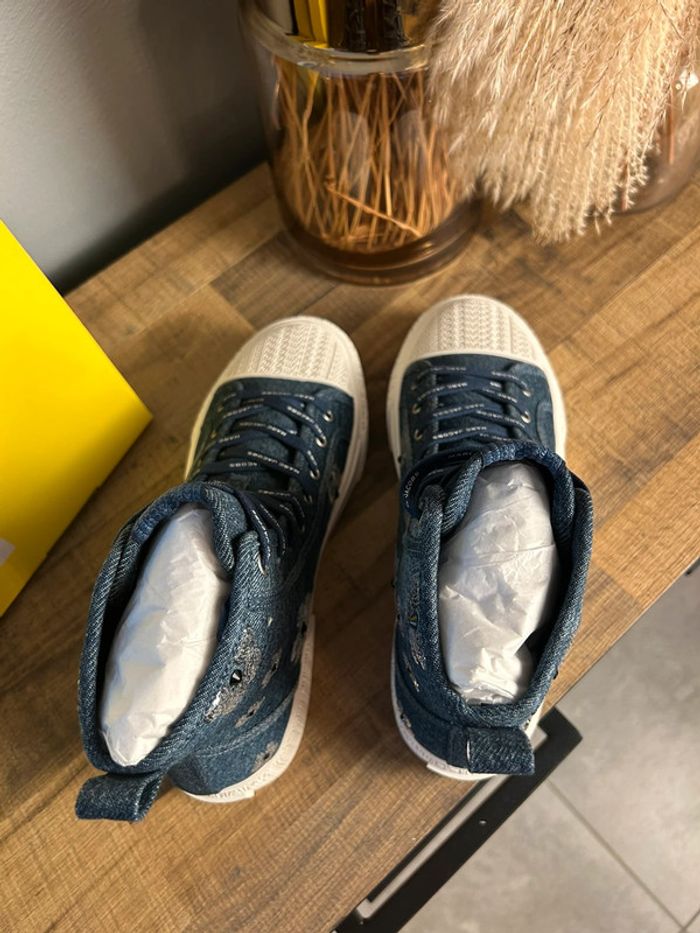 Baskets Montantes Marc Jacobs bleu jeans 39 neuves - photo numéro 5