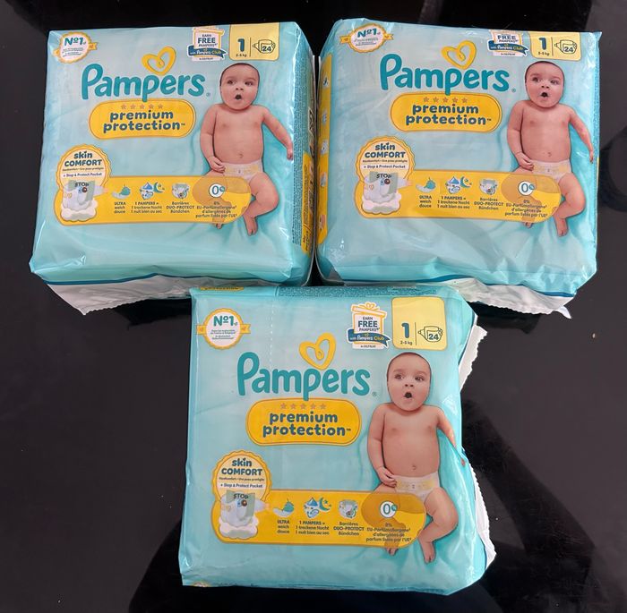 Couches pampers premium protection 2 a 5kg