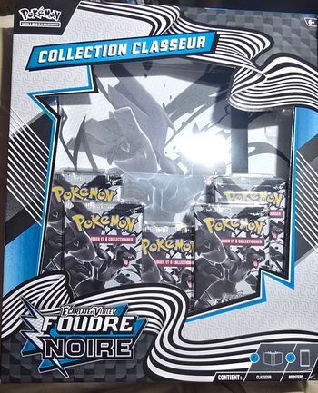 Coffret pokemon noir foudre classeur