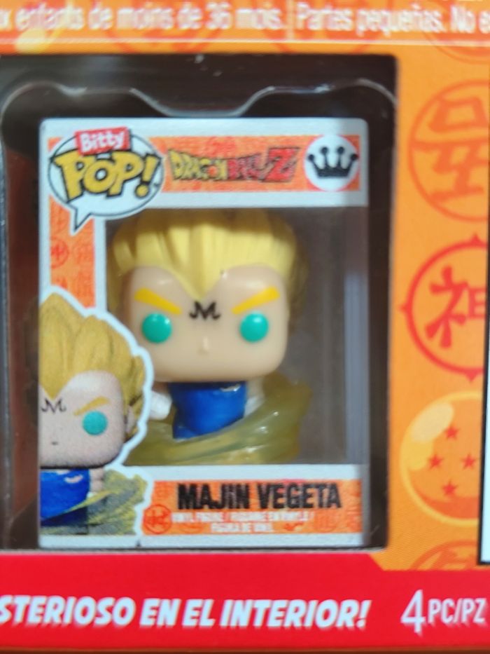 Lot 2 Boîtes X4 Bitty Pop! - Dragon Ball Z (Goku, Vegeta, Frieza, Buu, Vegito, Piccolo) - photo numéro 5