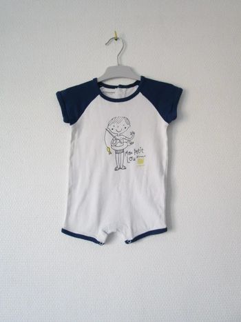 Barboteuse Vertbaudet 12 mois TBE