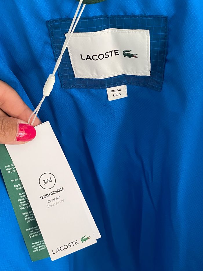 Jolie doudoune chaude Lacoste HOMME - NEUF 🤩 - photo numéro 4