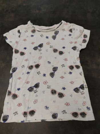 Tee shirt manches courtes 4 ans