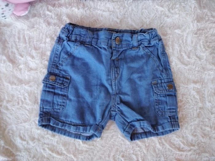 Short style jeans Fille 12 mois Kiabi - photo numéro 2