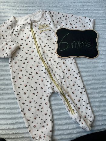Pyjama zippé 6 mois